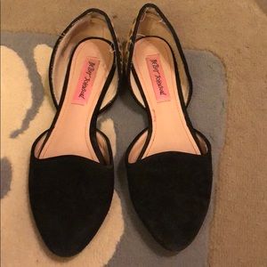 Betsy Johnson Suede Flats